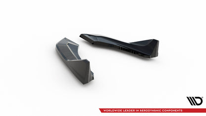 Diffusor Flaps passend für BMW 1er M-Paket / M140i F20 FL schwarz Hochglanz