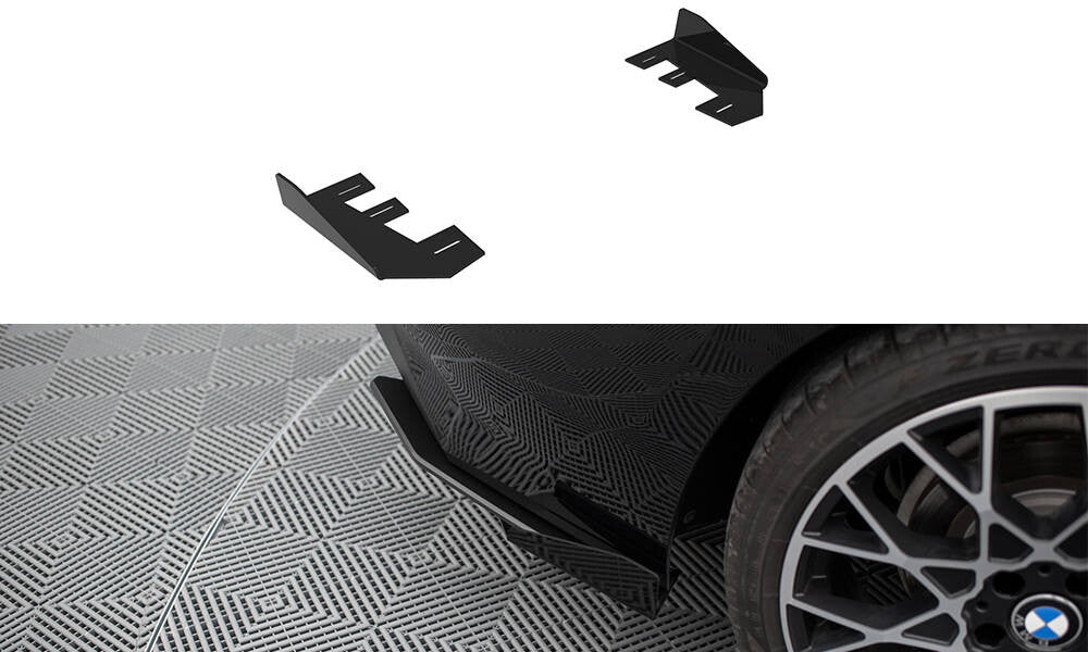 Diffusor Flaps passend für BMW 2 Coupe G42 schwarz Hochglanz