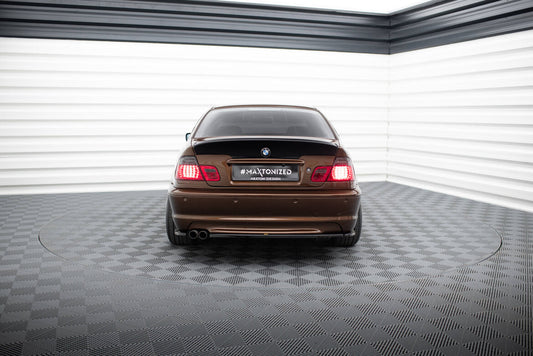Diffusor Flaps passend für BMW 3er E46 M Paket Coupe schwarz Hochglanz