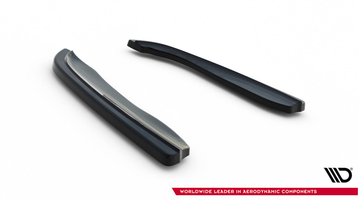 Diffusor Flaps passend für BMW 3er E46 M Paket Coupe schwarz Hochglanz