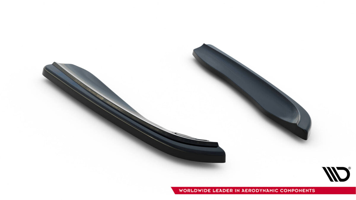 Diffusor Flaps passend für BMW 3er E46 M Paket Coupe schwarz Hochglanz