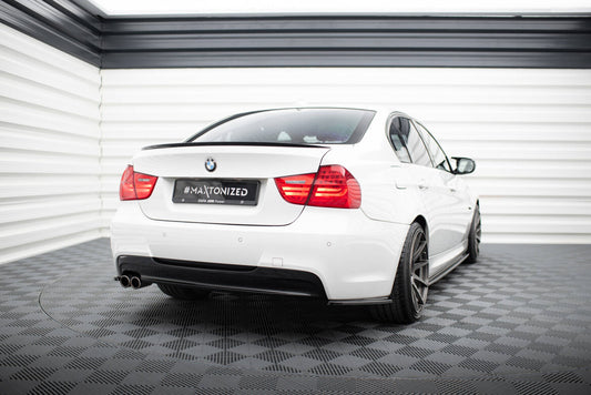 Diffusor Flaps passend für BMW 3er E90 M Paket schwarz Hochglanz
