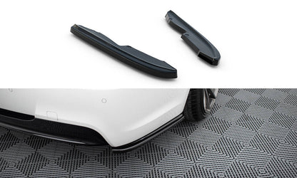 Diffusor Flaps passend für BMW 3er E90 M Paket schwarz Hochglanz
