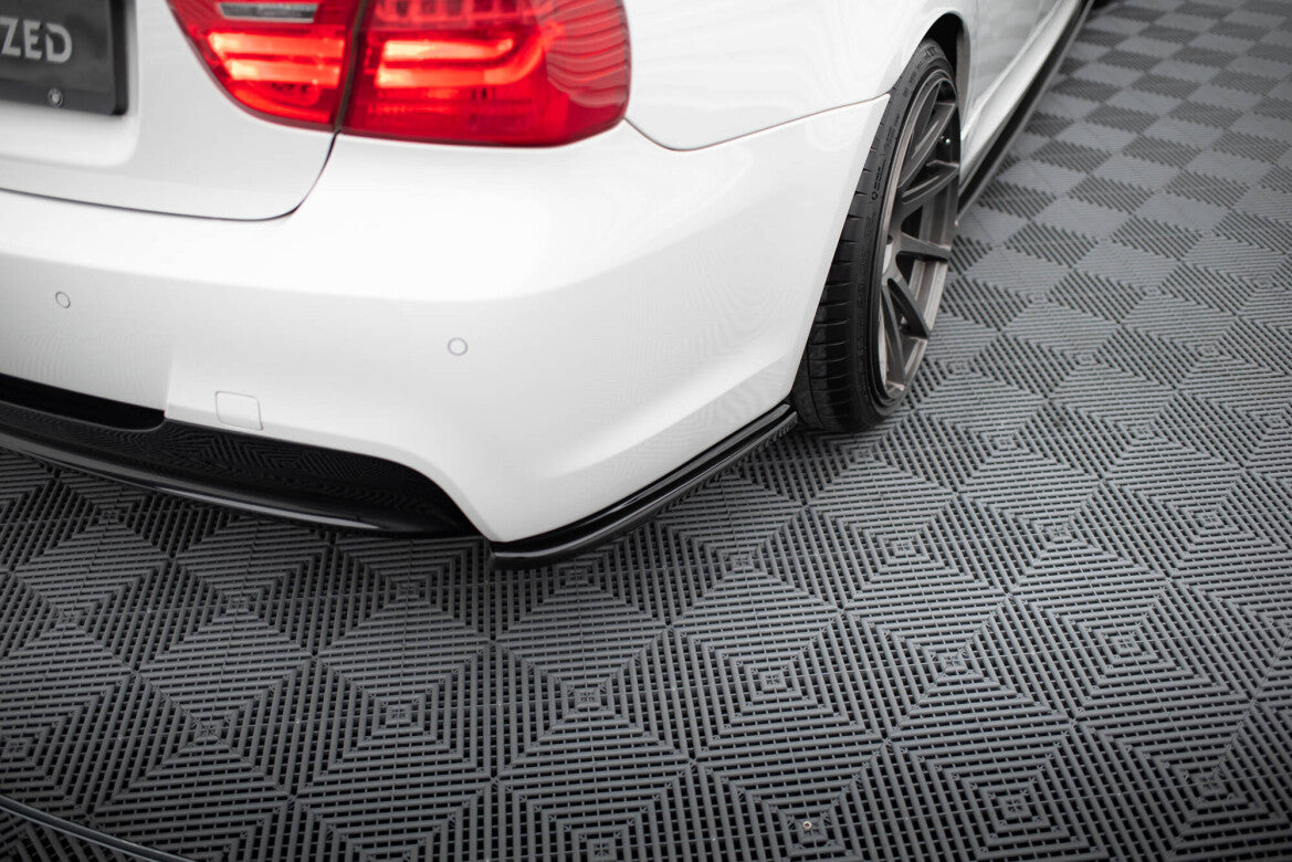 Diffusor Flaps passend für BMW 3er E90 M Paket schwarz Hochglanz