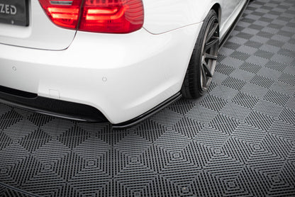 Diffusor Flaps passend für BMW 3er E90 M Paket schwarz Hochglanz