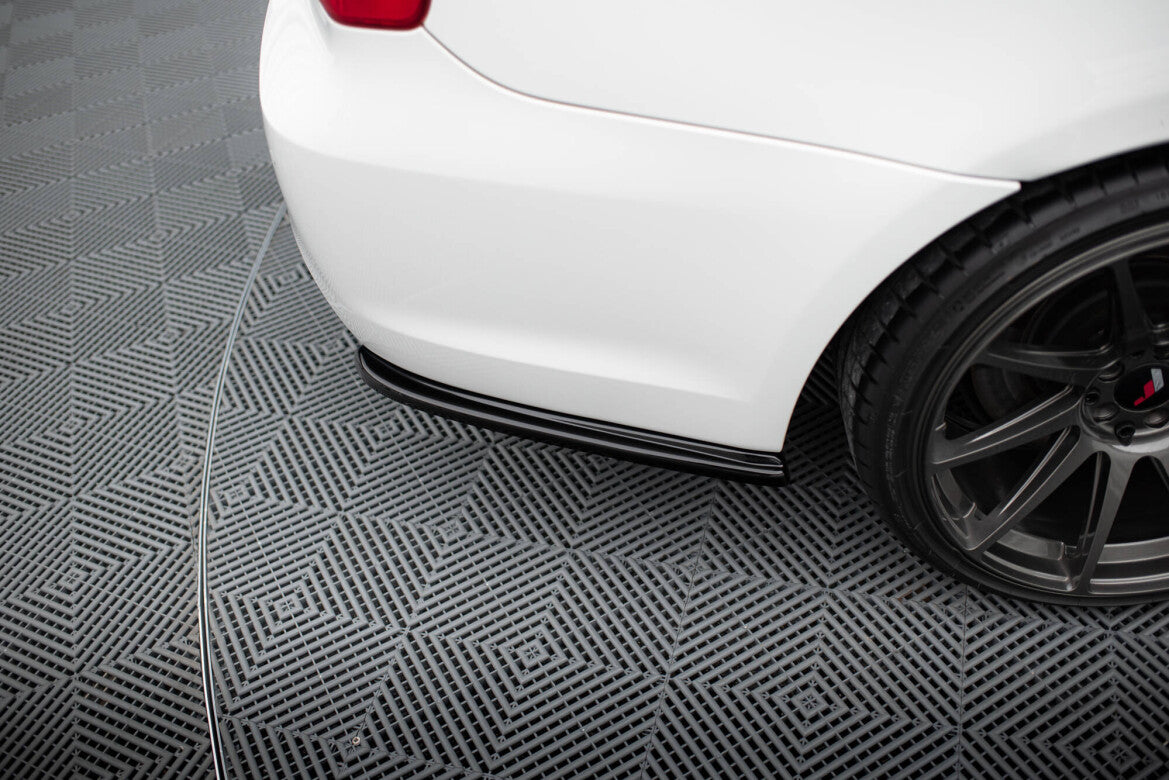 Diffusor Flaps passend für BMW 3er E90 M Paket schwarz Hochglanz