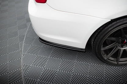 Diffusor Flaps passend für BMW 3er E90 M Paket schwarz Hochglanz