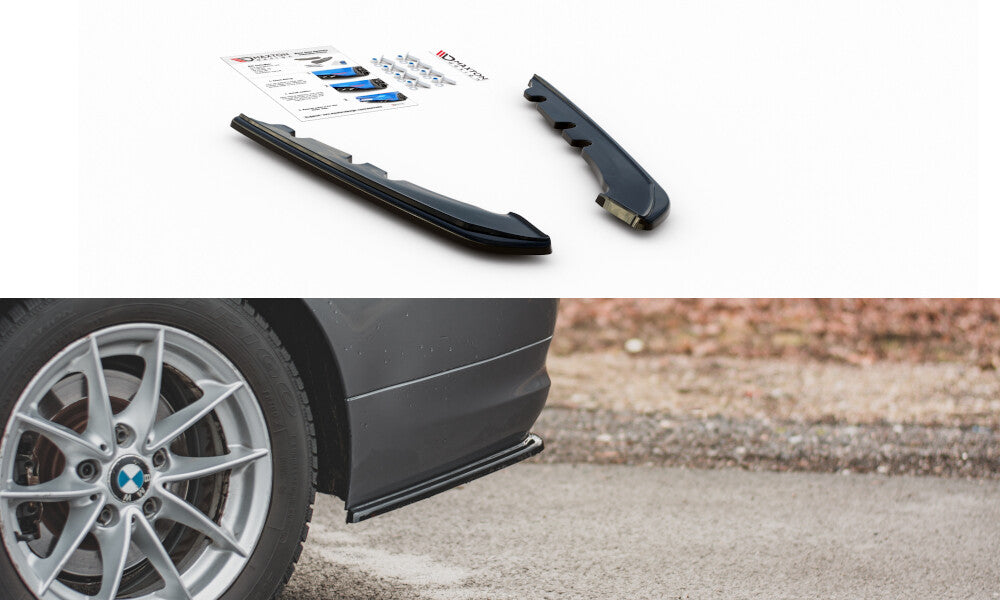 Diffusor Flaps passend für BMW 3er E91 FL Carbon Look