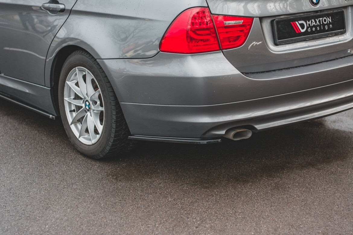 Diffusor Flaps passend für BMW 3er E91 FL schwarz Hochglanz