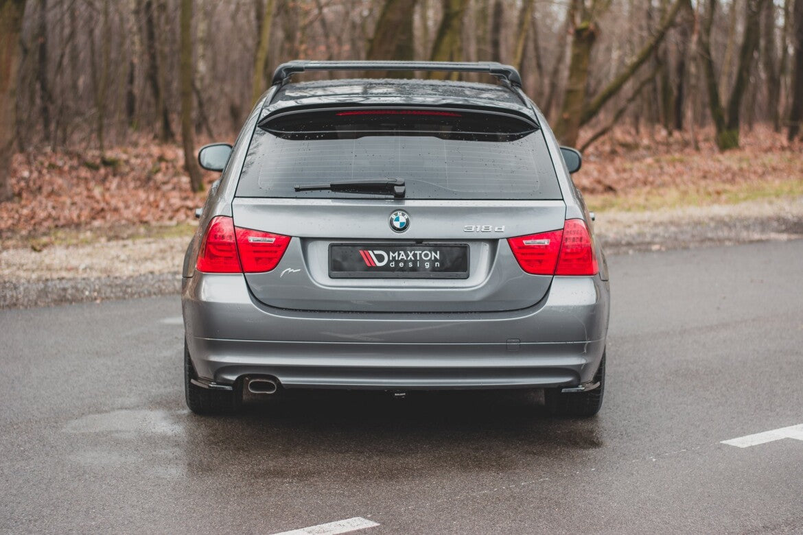 Diffusor Flaps passend für BMW 3er E91 FL schwarz Hochglanz