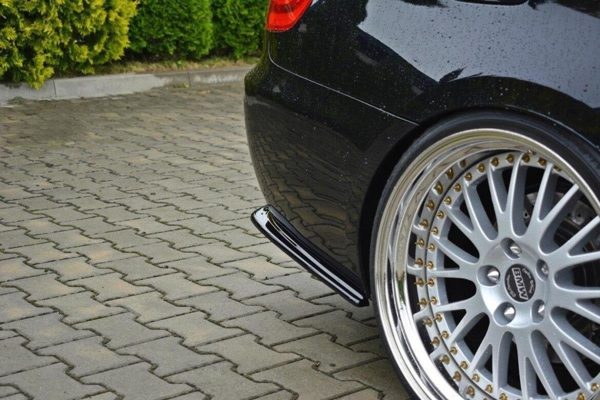 Diffusor Flaps passend für BMW 3er E92 M Paket FL schwarz Hochglanz