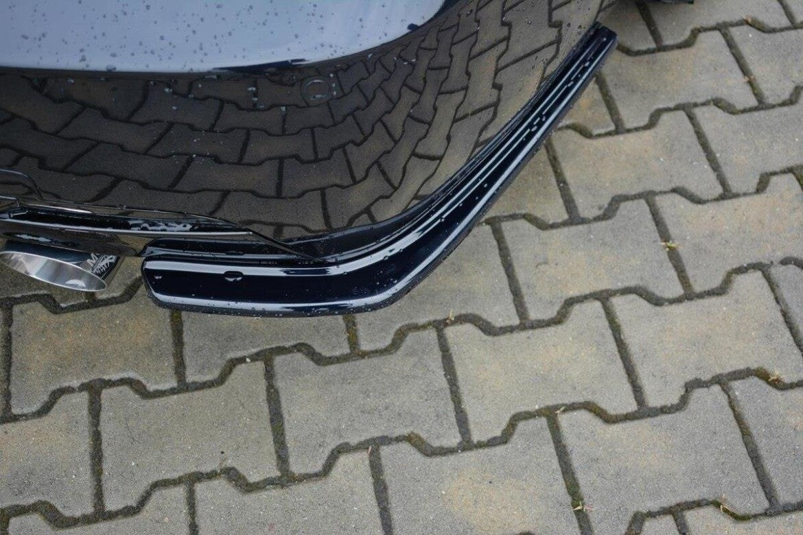 Diffusor Flaps passend für BMW 3er E92 M Paket FL schwarz Hochglanz