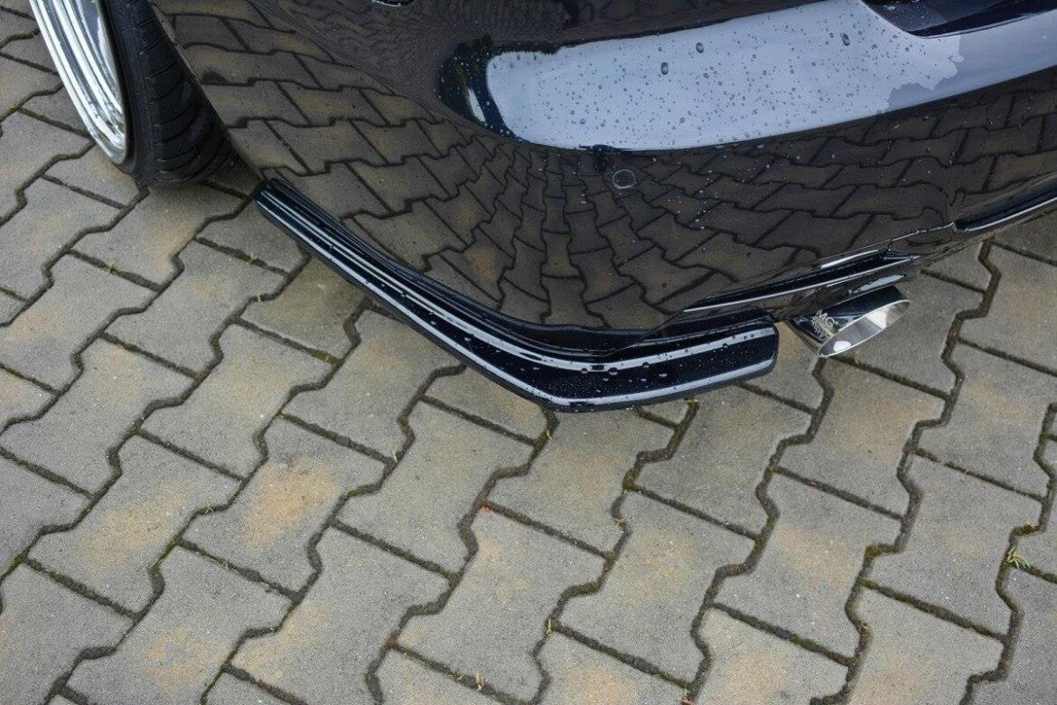 Diffusor Flaps passend für BMW 3er E92 M Paket FL schwarz Hochglanz