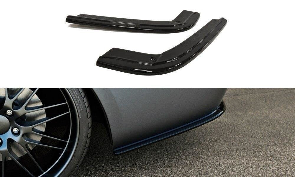 Diffusor Flaps passend für BMW 3er E92 M Paket schwarz Hochglanz