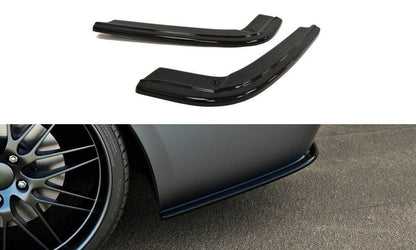 Diffusor Flaps passend für BMW 3er E92 M Paket schwarz Hochglanz