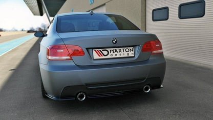 Diffusor Flaps passend für BMW 3er E92 M Paket schwarz Hochglanz