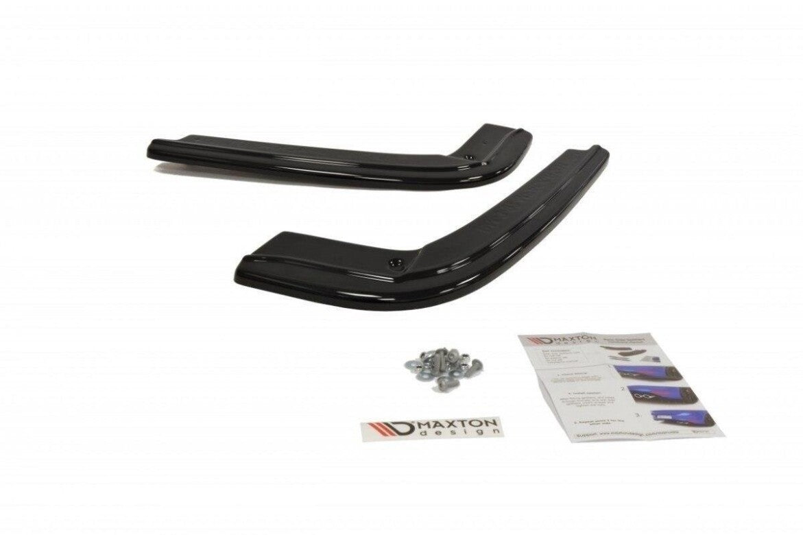 Diffusor Flaps passend für BMW 3er E92 M Paket schwarz Hochglanz