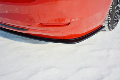 Diffusor Flaps passend für BMW 3er F30 schwarz Hochglanz