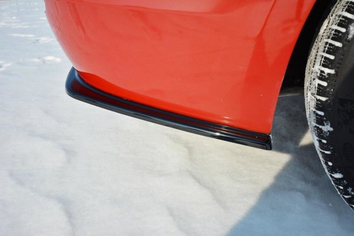 Diffusor Flaps passend für BMW 3er F30 schwarz Hochglanz