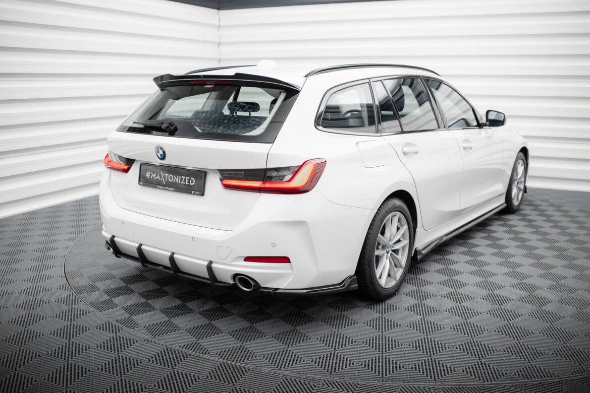 Diffusor Flaps passend für BMW 3er Limousine / Touring G20 / G21 FL schwarz Hochglanz