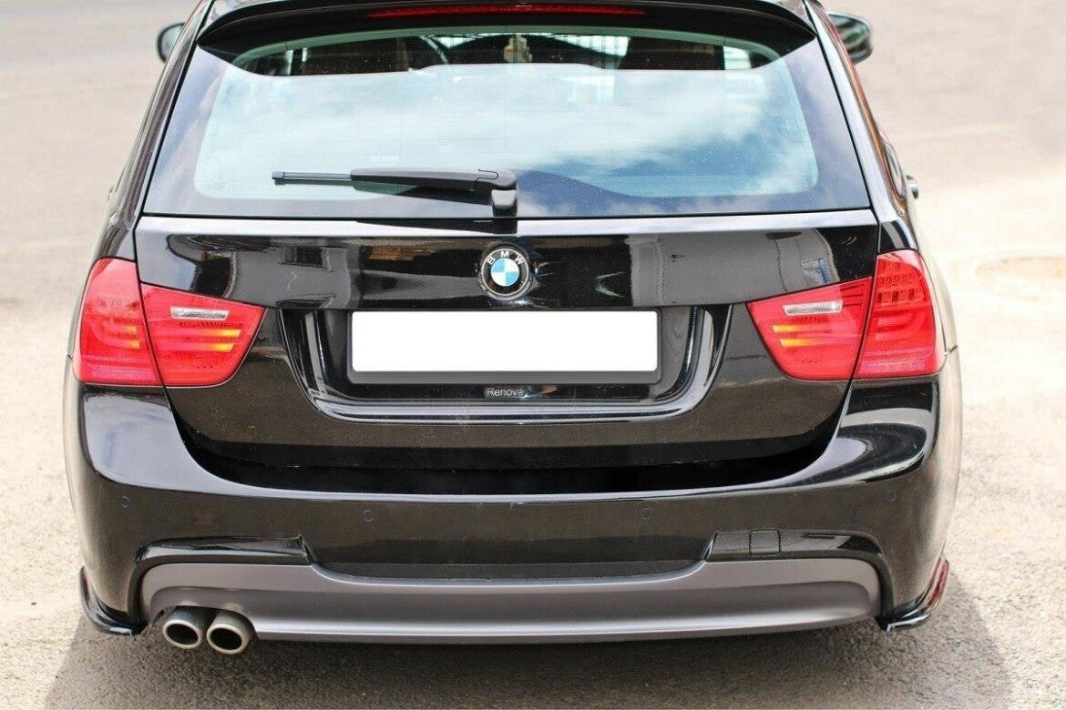 Diffusor Flaps passend für BMW 3er Limousine / Touring M-Paket E90 / E91 FL schwarz Hochglanz
