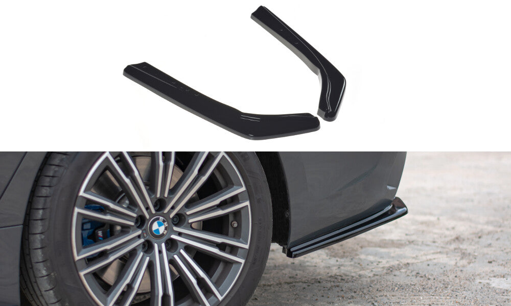 Diffusor Flaps passend für BMW 3er M-Paket G20 schwarz Hochglanz