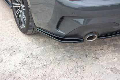 Diffusor Flaps passend für BMW 3er M-Paket G20 schwarz Hochglanz