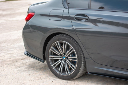 Diffusor Flaps passend für BMW 3er M-Paket G20 schwarz Hochglanz