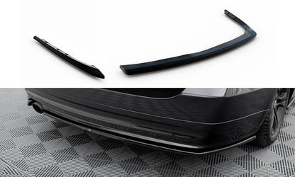 Diffusor Flaps passend für BMW 3er Touring E91 schwarz Hochglanz