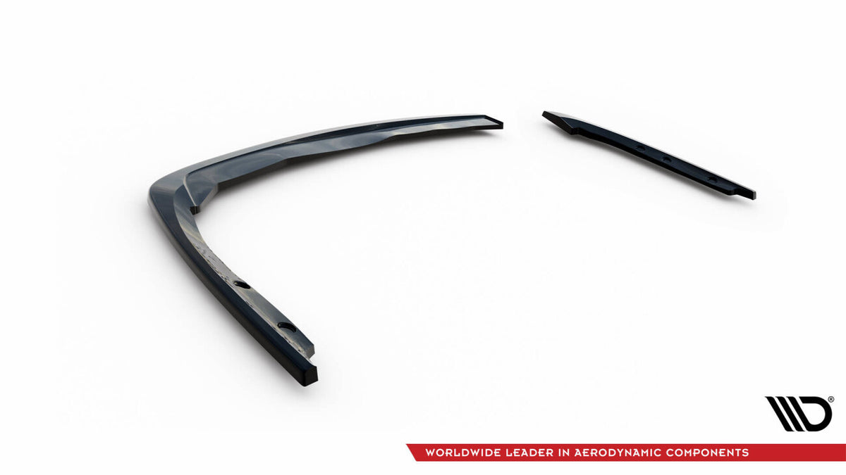 Diffusor Flaps passend für BMW 3er Touring E91 schwarz Hochglanz
