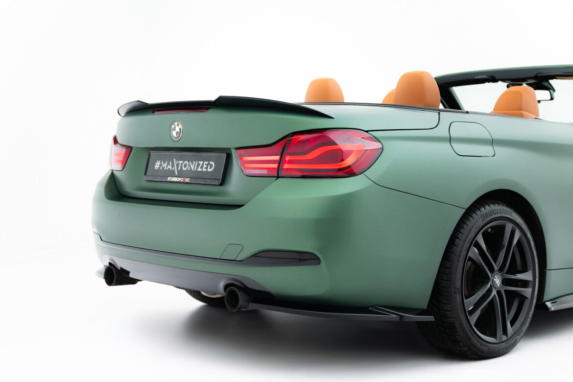 Diffusor Flaps passend für BMW 4er Cabrio / Coupe F33 / F32 schwarz Hochglanz
