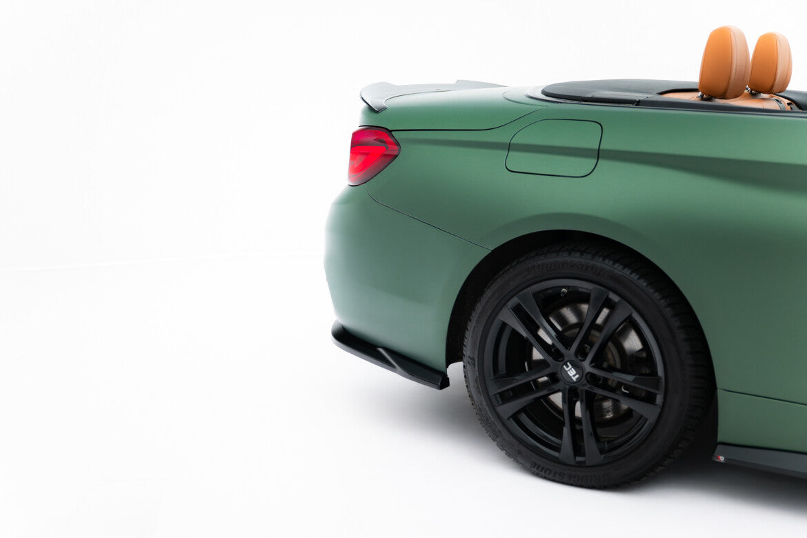 Diffusor Flaps passend für BMW 4er Cabrio / Coupe F33 / F32 schwarz Hochglanz