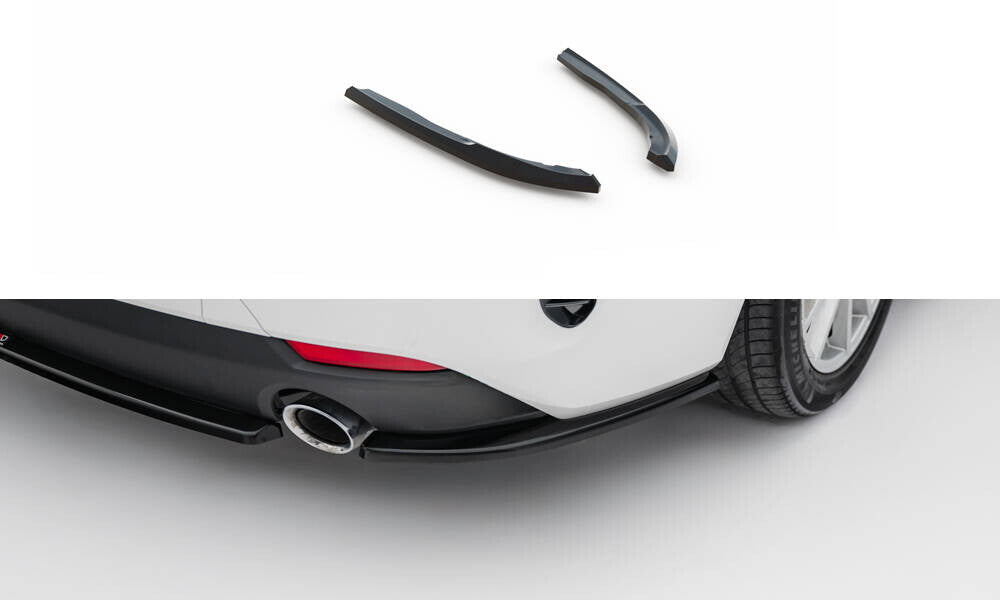 Diffusor Flaps passend für BMW 4er Coupe / Cabrio G22 / G23 schwarz Hochglanz