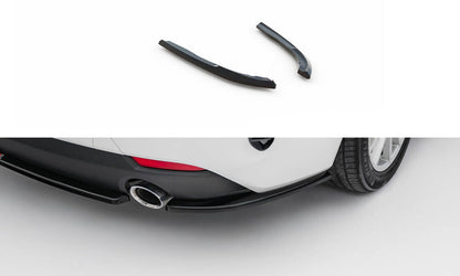 Diffusor Flaps passend für BMW 4er Coupe / Cabrio G22 / G23 schwarz Hochglanz