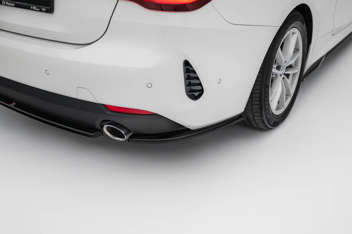Diffusor Flaps passend für BMW 4er Coupe / Cabrio G22 / G23 schwarz Hochglanz