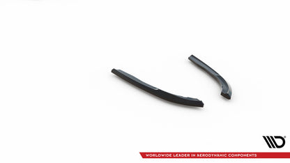 Diffusor Flaps passend für BMW 4er Coupe / Cabrio G22 / G23 schwarz Hochglanz