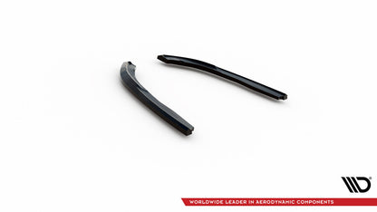 Diffusor Flaps passend für BMW 4er Coupe / Cabrio G22 / G23 schwarz Hochglanz