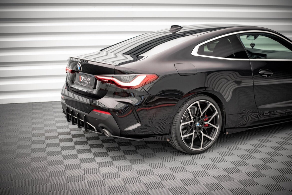 Diffusor Flaps passend für BMW 4er M-Paket G22 / G23 / G22 FL / G23 FL schwarz Hochglanz