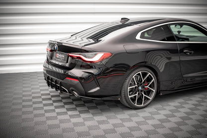 Diffusor Flaps passend für BMW 4er M-Paket G22 / G23 / G22 FL / G23 FL schwarz Hochglanz
