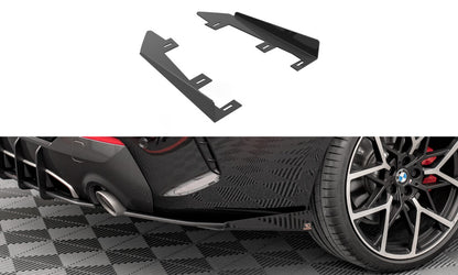 Diffusor Flaps passend für BMW 4er M-Paket G22 / G23 / G22 FL / G23 FL schwarz Hochglanz
