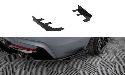 Diffusor Flaps passend für BMW 4er35i Coupe M-Paket F32 schwarz Hochglanz