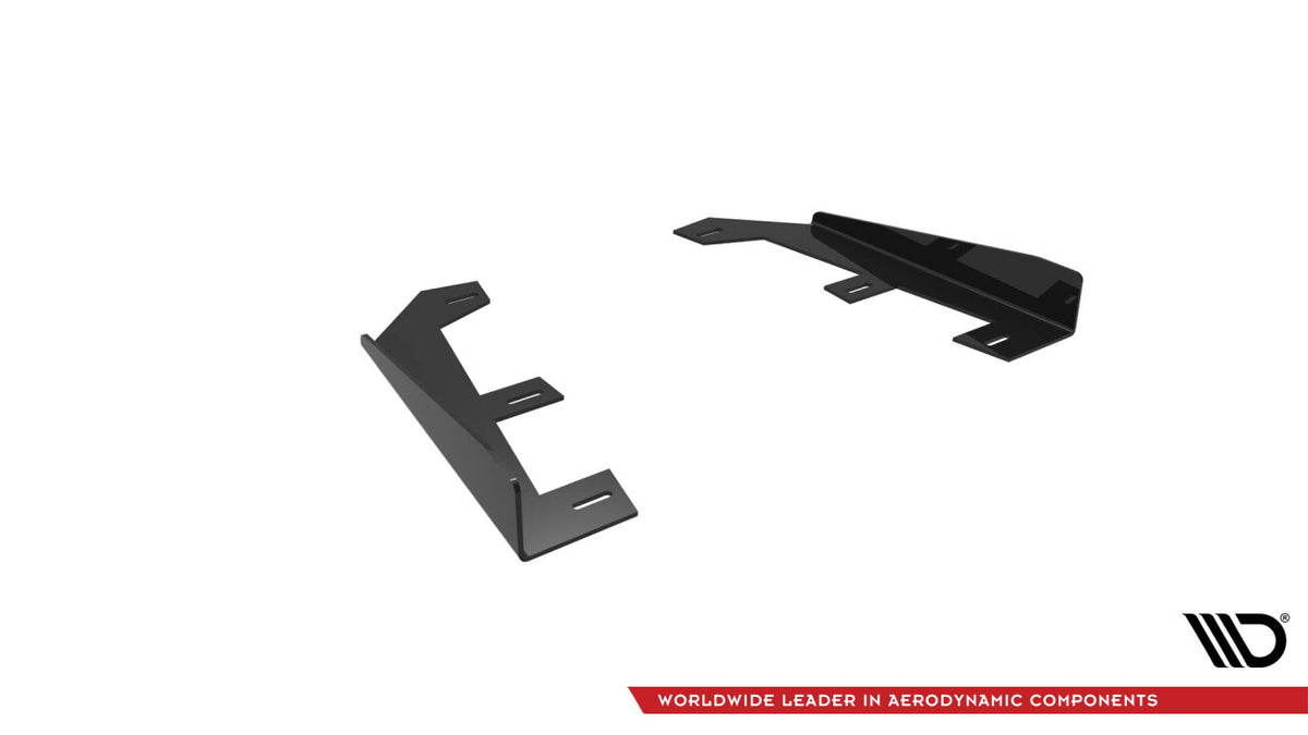 Diffusor Flaps passend für BMW 4er35i Coupe M-Paket F32 schwarz Hochglanz