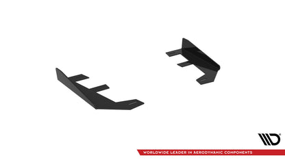 Diffusor Flaps passend für BMW 4er35i Coupe M-Paket F32 schwarz Hochglanz