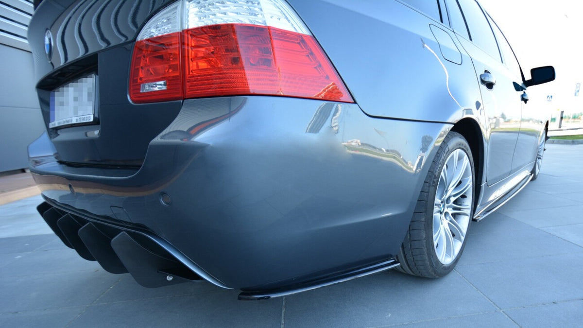 Diffusor Flaps passend für BMW 5er E60/E61 M Paket schwarz Hochglanz