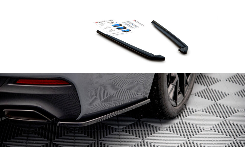 Diffusor Flaps passend für BMW 5er G30 FL M-Paket schwarz Hochglanz