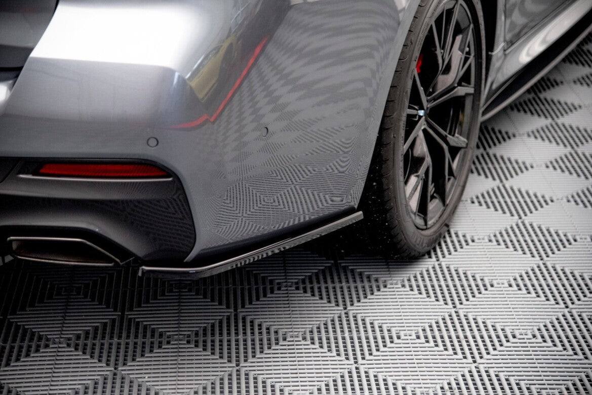 Diffusor Flaps passend für BMW 5er G30 FL M-Paket schwarz Hochglanz
