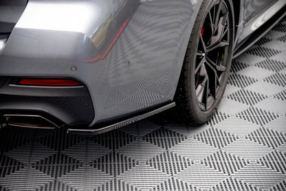 Diffusor Flaps passend für BMW 5er G30 FL M-Paket schwarz Hochglanz