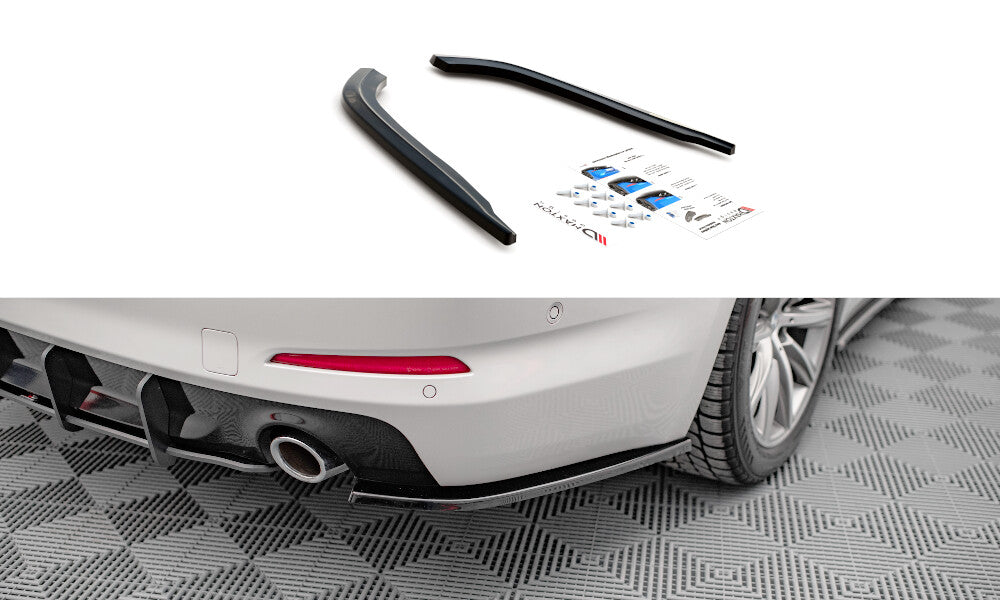 Diffusor Flaps passend für BMW 5er G30 / G31 schwarz Hochglanz