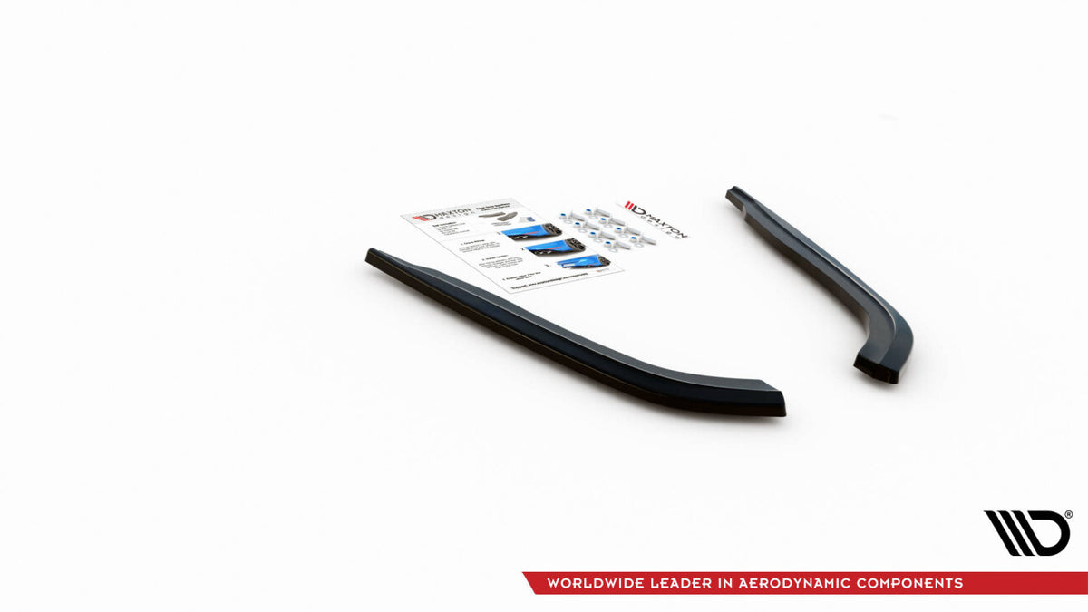 Diffusor Flaps passend für BMW 5er G30 / G31 schwarz Hochglanz