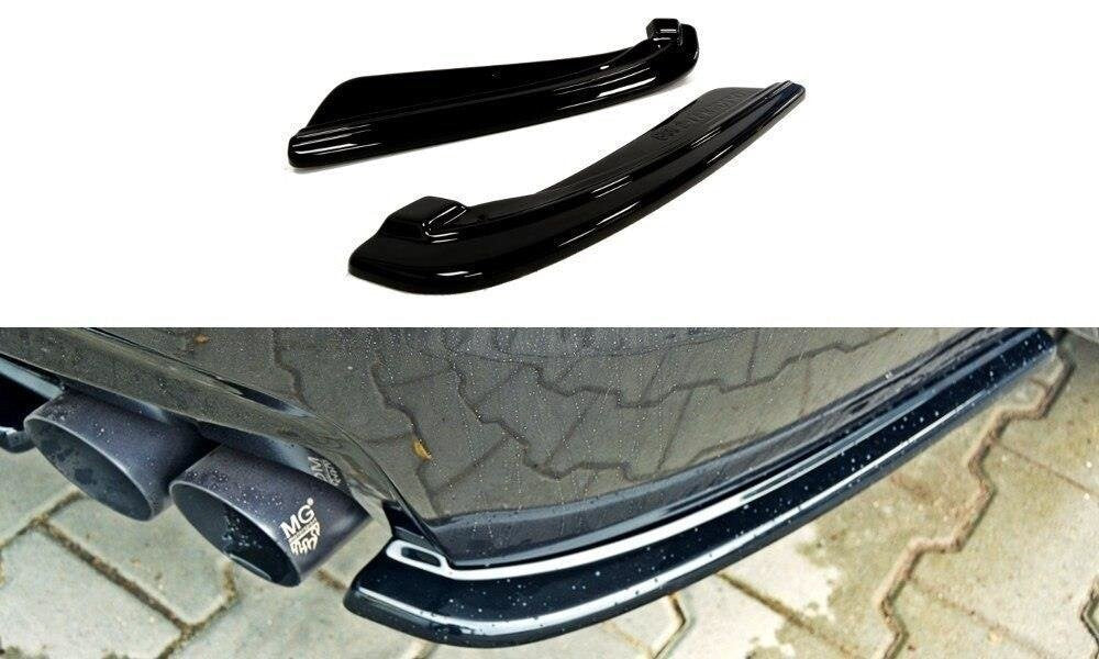 Diffusor Flaps passend für BMW 5er M-Paket Limousine /Touring F10/F11 (mit zwei Doppel Endstücken) schwarz Hochglanz
